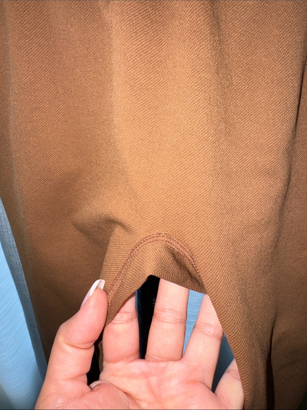 OQQ - Brown Seamless Cinched Leggings Size Small - Picture 7 of 14
